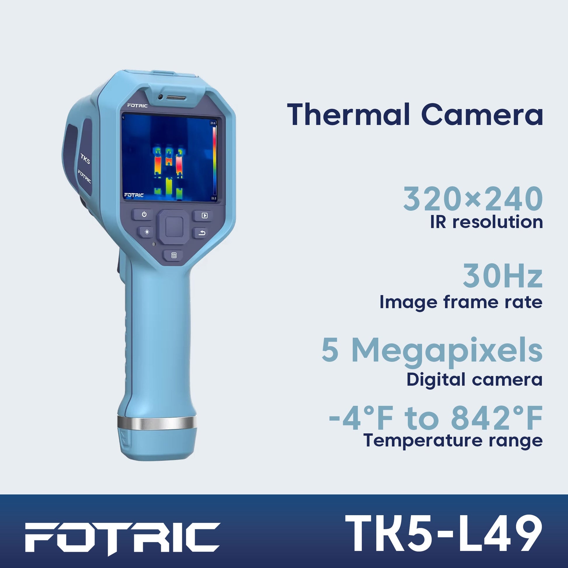 FOTRIC TK5 Thermal Imaging Camera – Front View