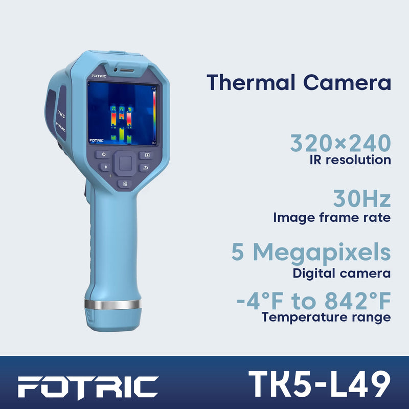 FOTRIC TK5 Telecamera a Imaging Termico – Vista Frontale