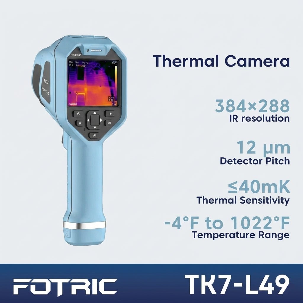 FOTRIC TK7 Telecamera termografica – Vista frontale